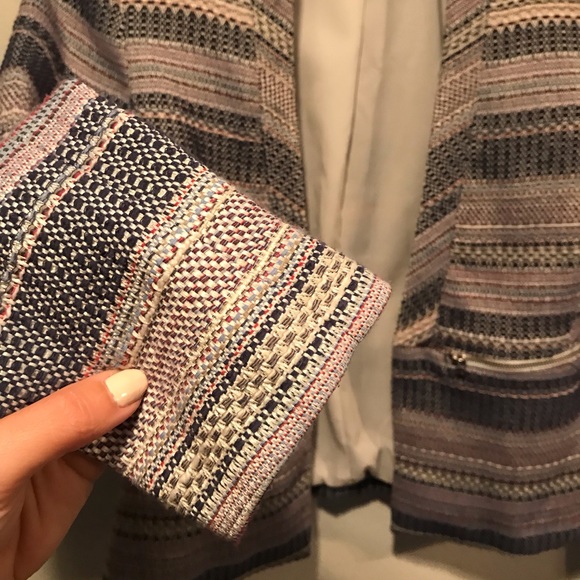 {Halogen} Lavender Collarless Blazer - Picture 5 of 8